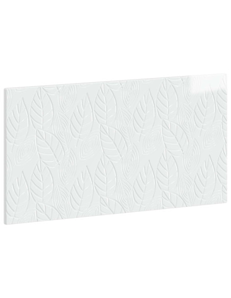 Testiera da Muro DELFT Bianco Lucido Legno ingegnerizzato