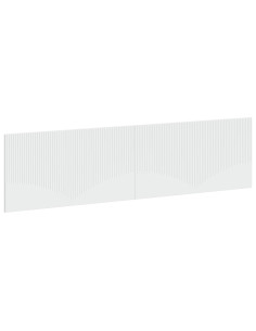 Testiera da Muro HOORN Bianco Legno ingegnerizzato