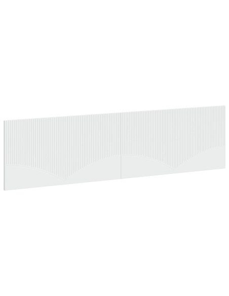 Testiera da Muro HOORN Bianco Legno ingegnerizzato