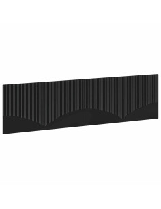Testiera da Muro HOORN Nero Legno ingegnerizzato