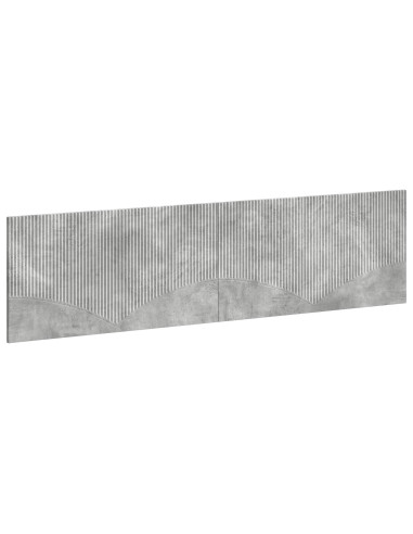 Testiera da Muro HOORN Grigio Cemento Legno ingegnerizzato