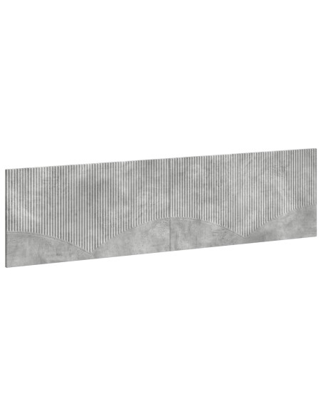 Testiera da Muro HOORN Grigio Cemento Legno ingegnerizzato