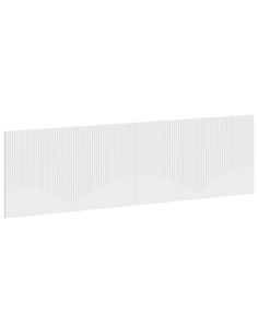 Testiera da Muro HOORN Bianco Legno ingegnerizzato