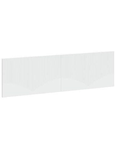 Testiera da Muro HOORN Bianco Legno ingegnerizzato