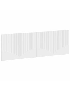 Testiera da Muro HOORN Bianco Legno ingegnerizzato