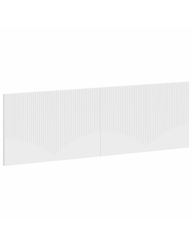 Testiera da Muro HOORN Bianco Legno ingegnerizzato