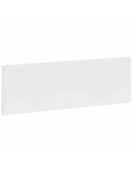 Testiera da Muro HOORN Bianco Legno ingegnerizzato