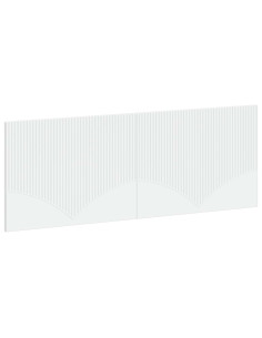 Testiera da Muro HOORN Bianco Legno ingegnerizzato