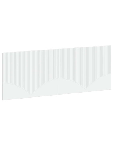 Testiera da Muro HOORN Bianco Legno ingegnerizzato