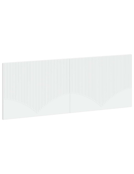 Testiera da Muro HOORN Bianco Legno ingegnerizzato