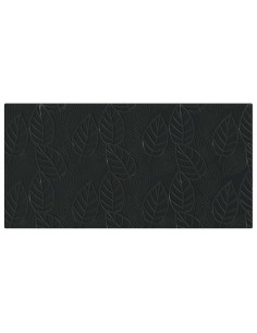 Testiera da Muro DELFT Nero Legno ingegnerizzato 2