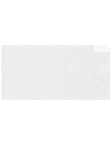 Testiera da Muro DELFT Bianco Lucido Legno ingegnerizzato