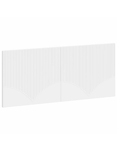 Testiera da Muro HOORN Bianco Legno ingegnerizzato
