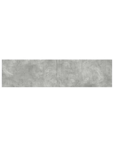 Testiera da Muro HOORN Grigio Cemento Legno ingegnerizzato
