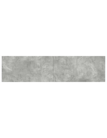 Testiera da Muro HOORN Grigio Cemento Legno ingegnerizzato