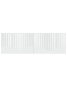 Testiera da Muro HOORN Bianco Legno ingegnerizzato 2