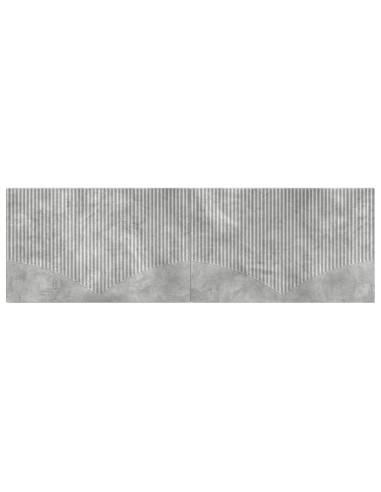 Testiera da Muro HOORN Grigio Cemento Legno ingegnerizzato