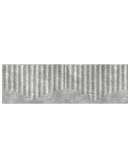 Testiera da Muro HOORN Grigio Cemento Legno ingegnerizzato