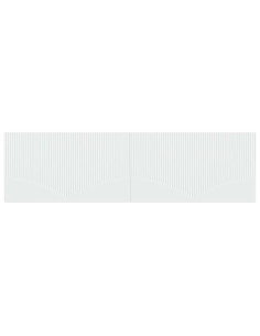 Testiera da Muro HOORN Bianco Legno ingegnerizzato 2