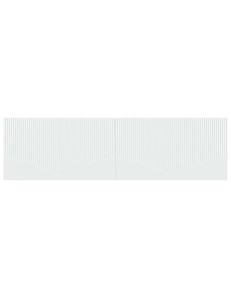 Testiera da Muro HOORN Bianco Legno ingegnerizzato