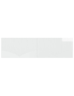 Testiera da Muro HOORN Bianco Lucido Legno ingegnerizzato 2