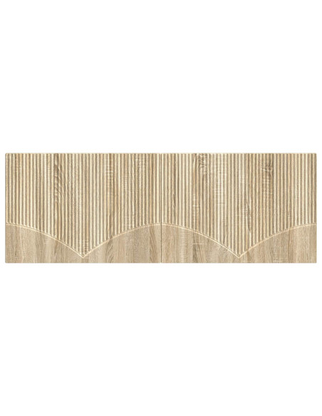 Testiera da Muro HOORN Rovere Sonoma Legno ingegnerizzato