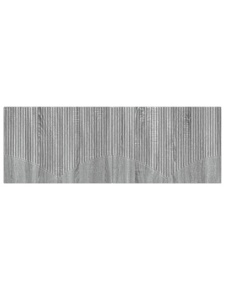Testiera da Muro HOORN Sonoma grigio Legno ingegnerizzato