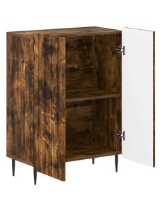 Mobiletto da Bagno ZWOLLE Rovere Fumo 59,5 x 31 x 79,5 cm 2