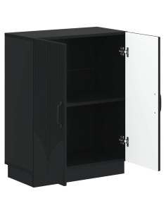 Mobiletto da Bagno HOORN Nero 59,5 x 31 x 77 cm 2
