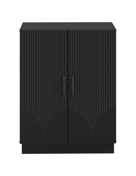 Mobiletto da Bagno HOORN Nero 59,5 x 31 x 77 cm