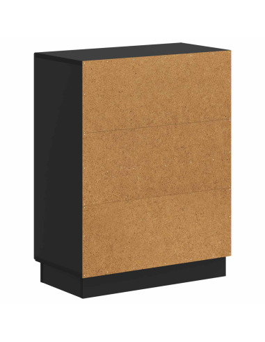 Mobiletto da Bagno HOORN Nero 59,5 x 31 x 77 cm