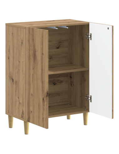Mobiletto da Bagno ARNHEM Rovere Artigianale 59,5 x 31 x 80 cm