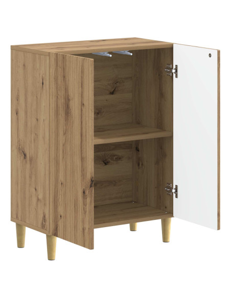 Mobiletto da Bagno ARNHEM Rovere Artigianale 59,5 x 31 x 80 cm