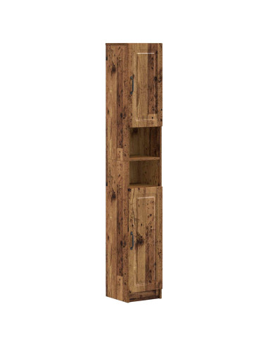 Armadio da Bagno con Ripiano Aperto UTRECHT Legno antico