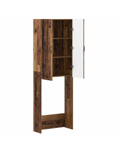 Mobile Bagno UTRECHT Legno antico 66 x 25,5 x 190 cm 2