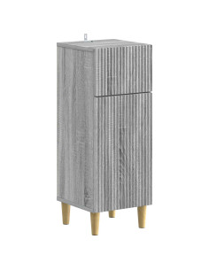 Mobiletto da Bagno ARNHEM Sonoma grigio 30 x 31 x 80 cm