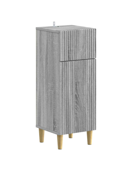 Mobiletto da Bagno ARNHEM Sonoma grigio 30 x 31 x 80 cm