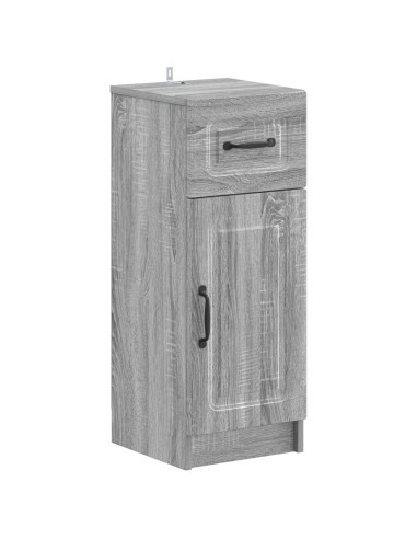 Mobiletto da Bagno UTRECHT Sonoma grigio 30 x 31 x 77 cm