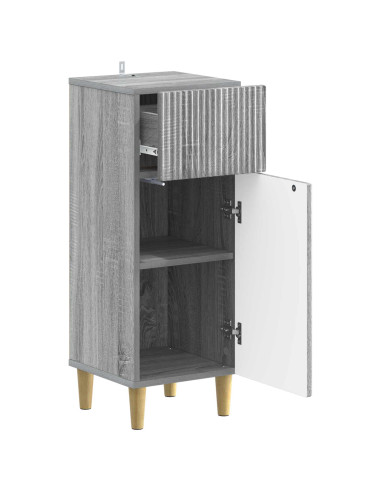 Mobiletto da Bagno ARNHEM Sonoma grigio 30 x 31 x 80 cm