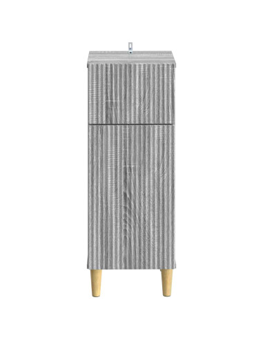 Mobiletto da Bagno ARNHEM Sonoma grigio 30 x 31 x 80 cm