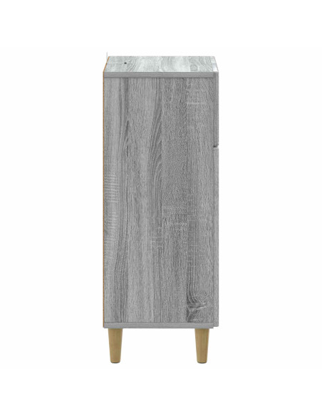 Mobiletto da Bagno ARNHEM Sonoma grigio 30 x 31 x 80 cm