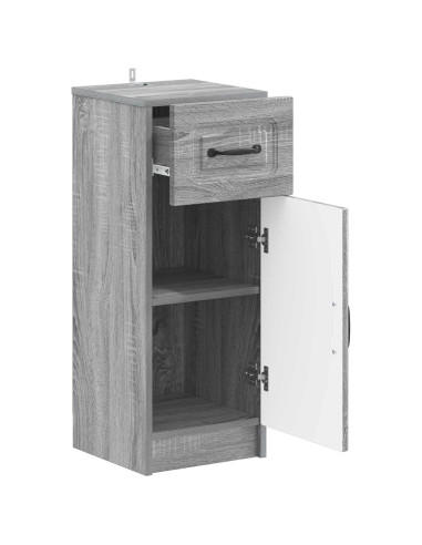 Mobiletto da Bagno UTRECHT Sonoma grigio 30 x 31 x 77 cm