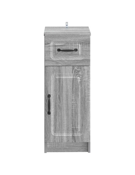 Mobiletto da Bagno UTRECHT Sonoma grigio 30 x 31 x 77 cm