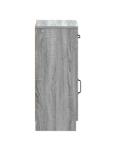 Mobiletto da Bagno UTRECHT Sonoma grigio 30 x 31 x 77 cm