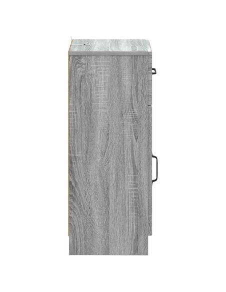 Mobiletto da Bagno UTRECHT Sonoma grigio 30 x 31 x 77 cm