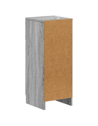 Mobiletto da Bagno UTRECHT Sonoma grigio 30 x 31 x 77 cm