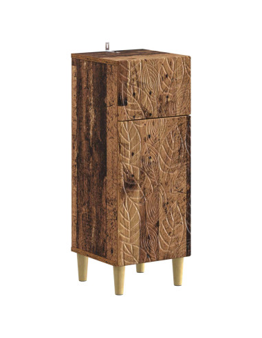 Mobiletto da Bagno DELFT Legno antico 30 x 31 x 80 cm