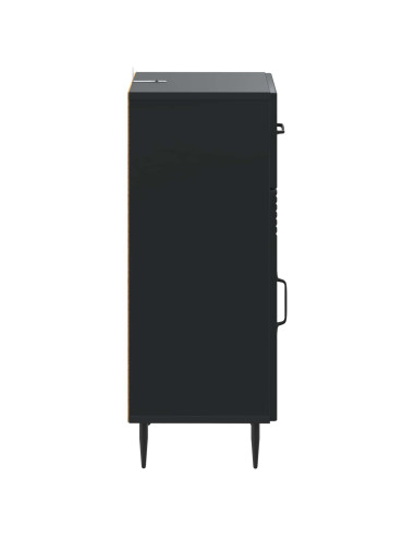 Mobiletto da Bagno HAARLEM Nero 30 x 31 x 80 cm