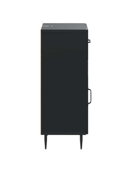 Mobiletto da Bagno HAARLEM Nero 30 x 31 x 80 cm