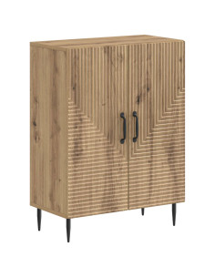 Mobiletto da Bagno HAARLEM Rovere Artigianale 59,5 x 31 x 80 cm